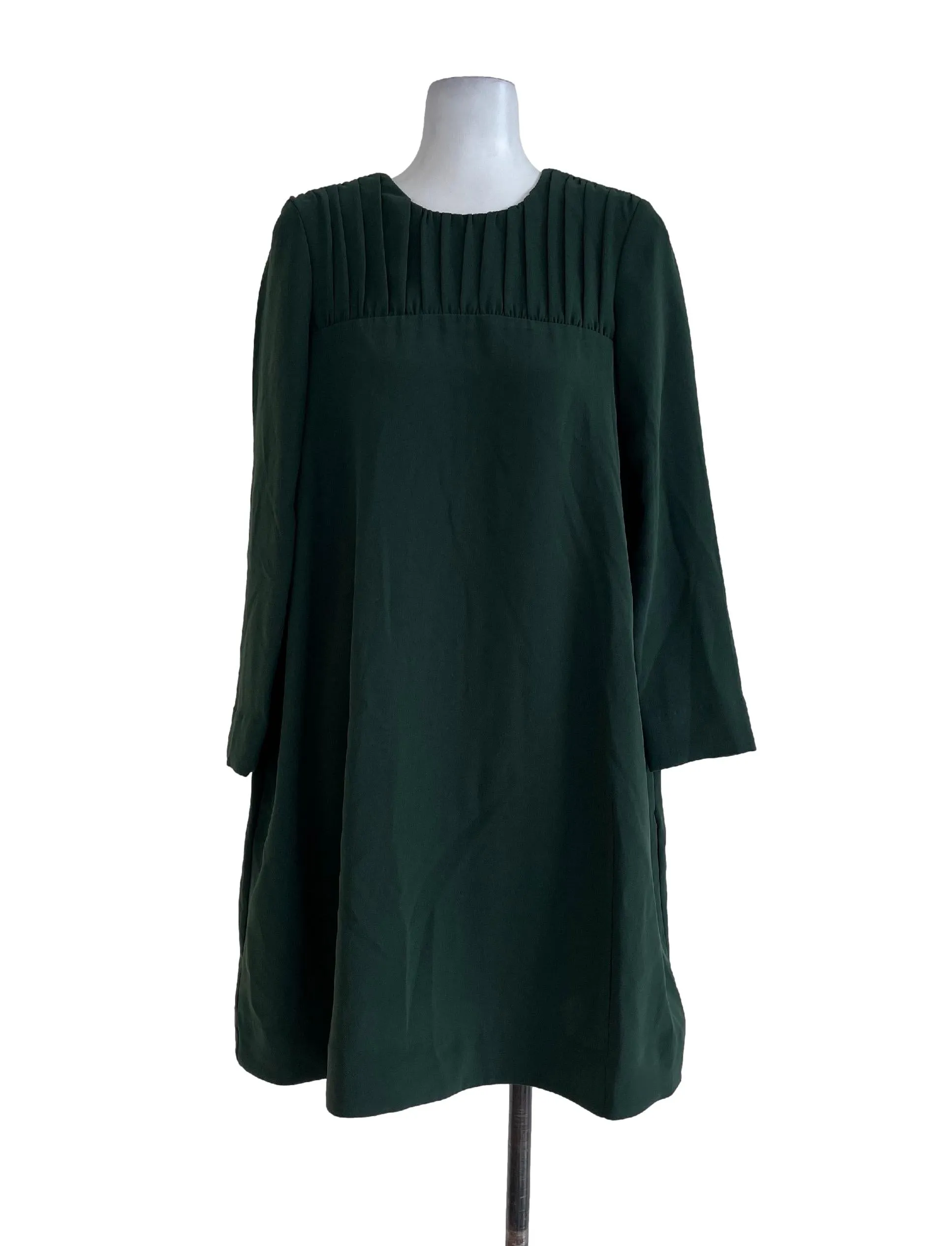 Green Plain Dress