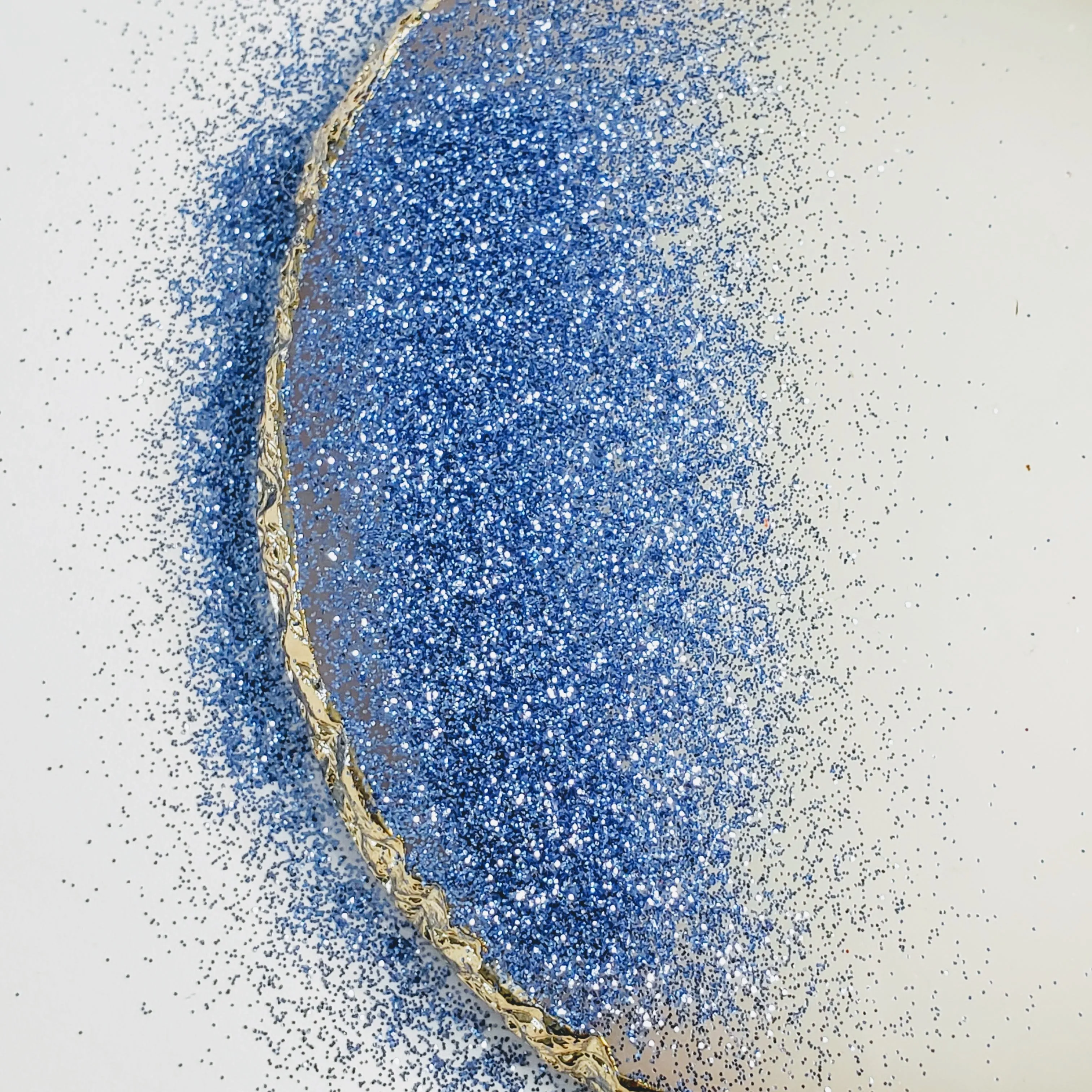 Grey Blue Glitter
