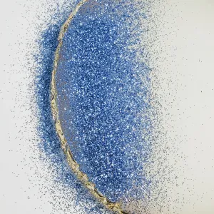 Grey Blue Glitter