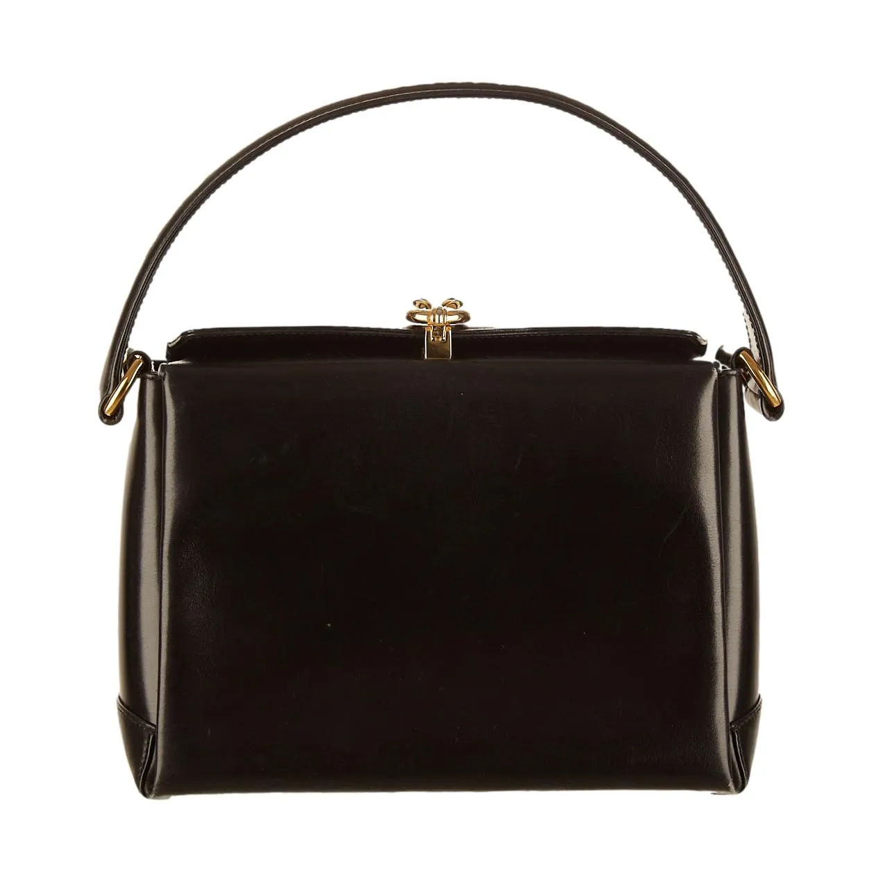 Gucci Black Leather Shoulder Bag