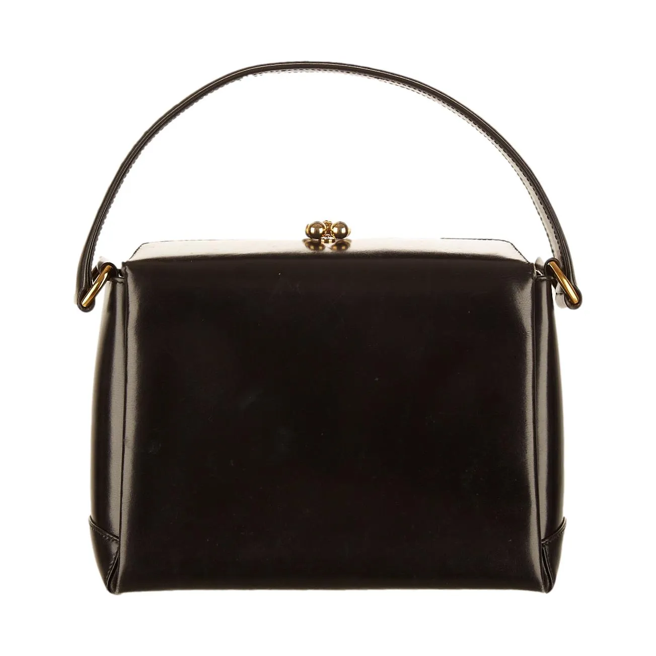 Gucci Black Leather Shoulder Bag