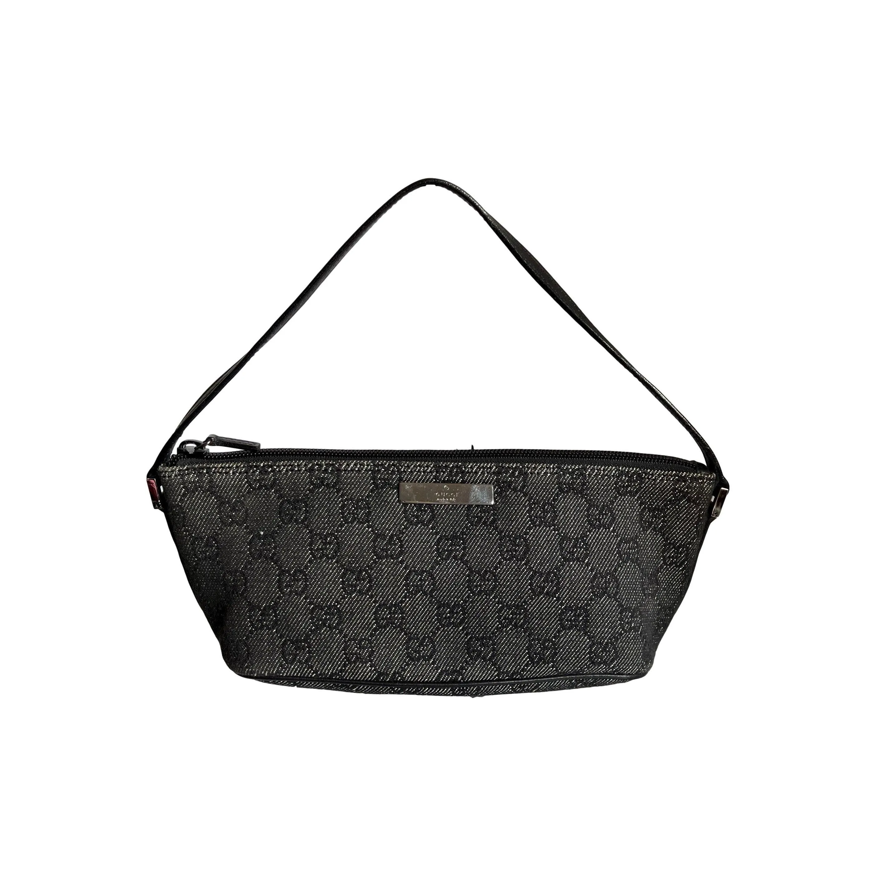 Gucci Black Monogram Mini Bag