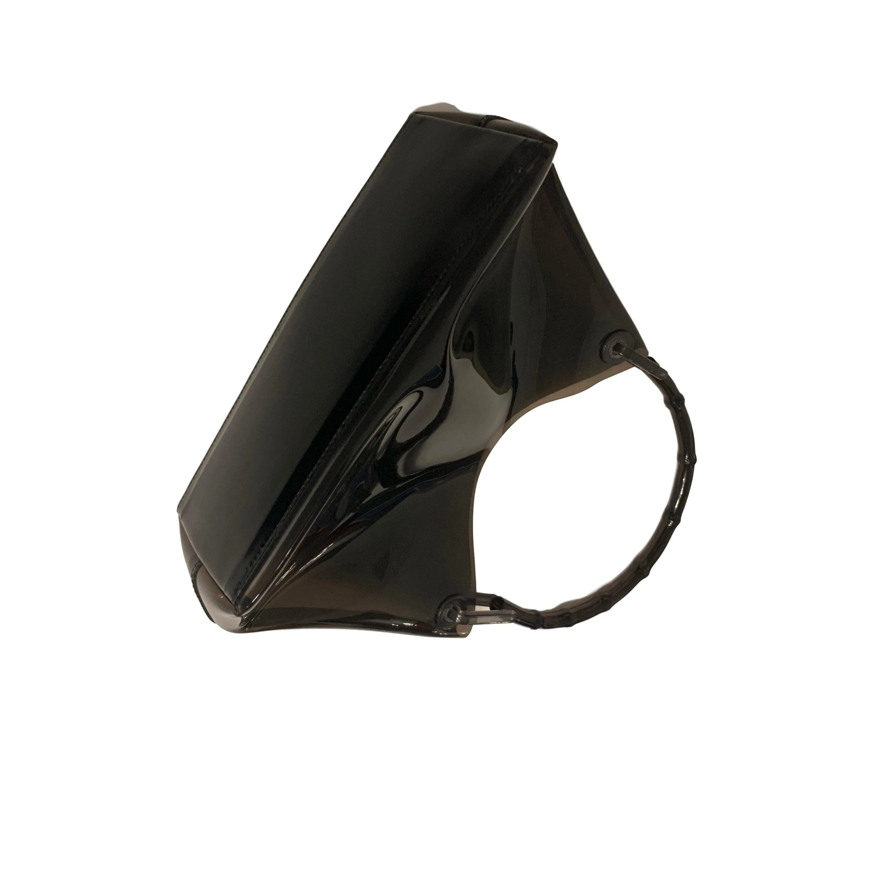 Gucci Black Translucent Bamboo Top Handle