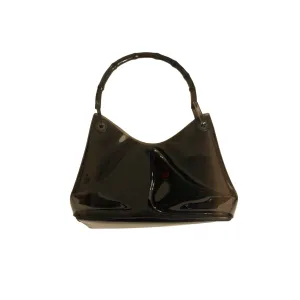 Gucci Black Translucent Bamboo Top Handle