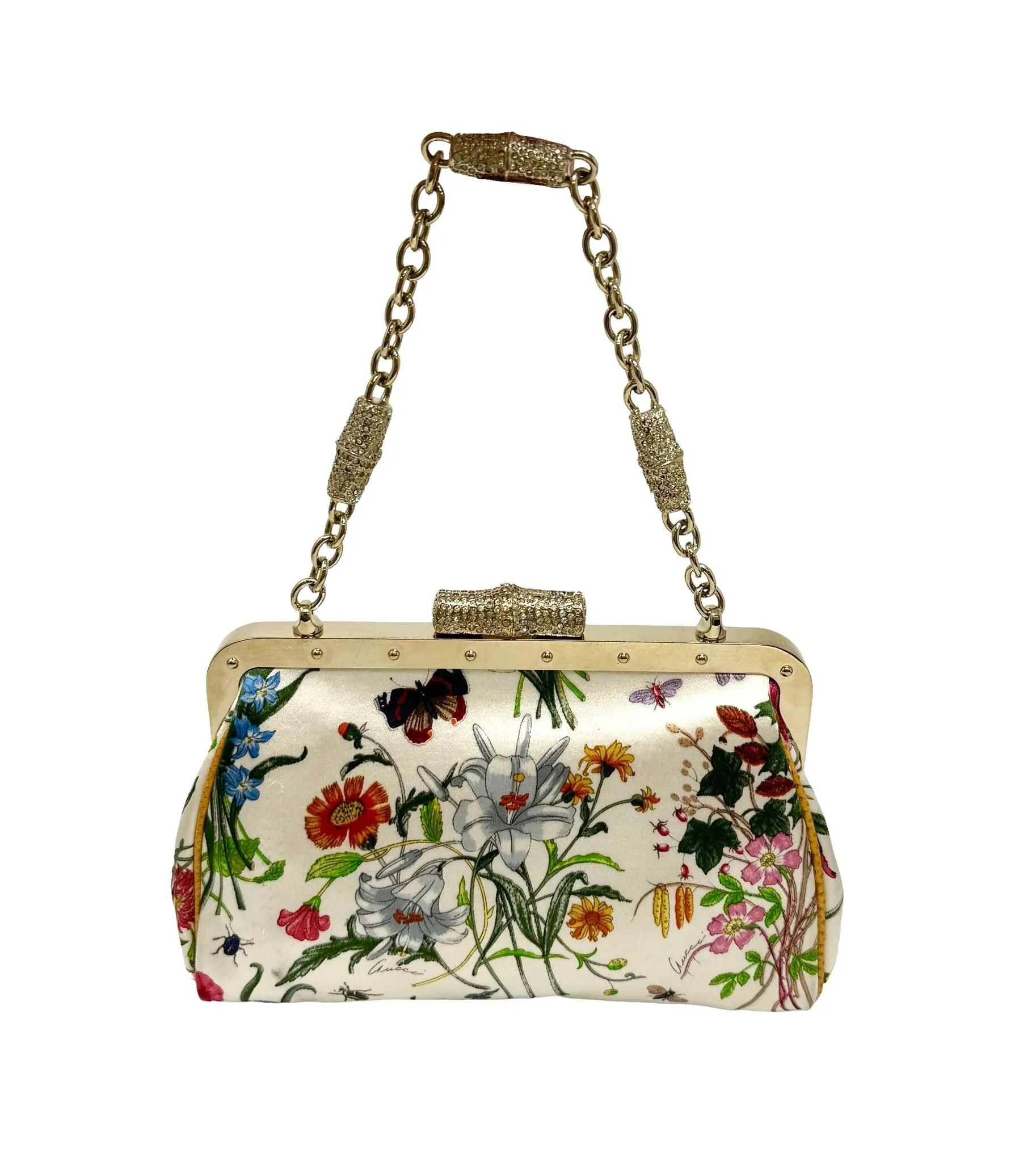 Gucci Flora Mini Chain Bag