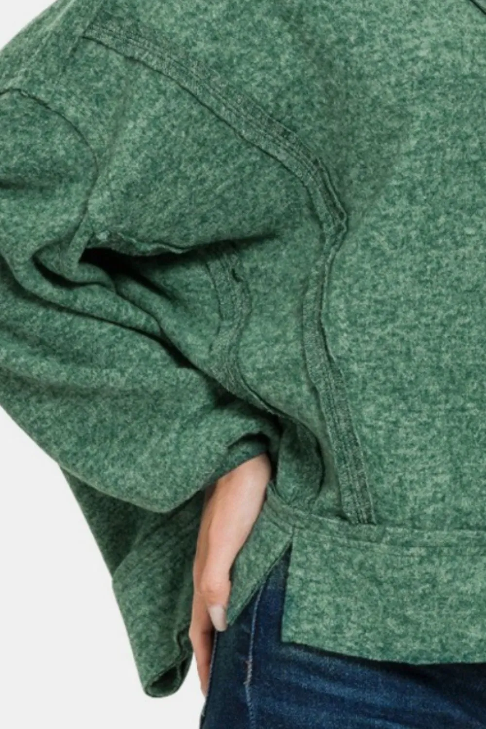 Hacci Exposed Seam Hoodie