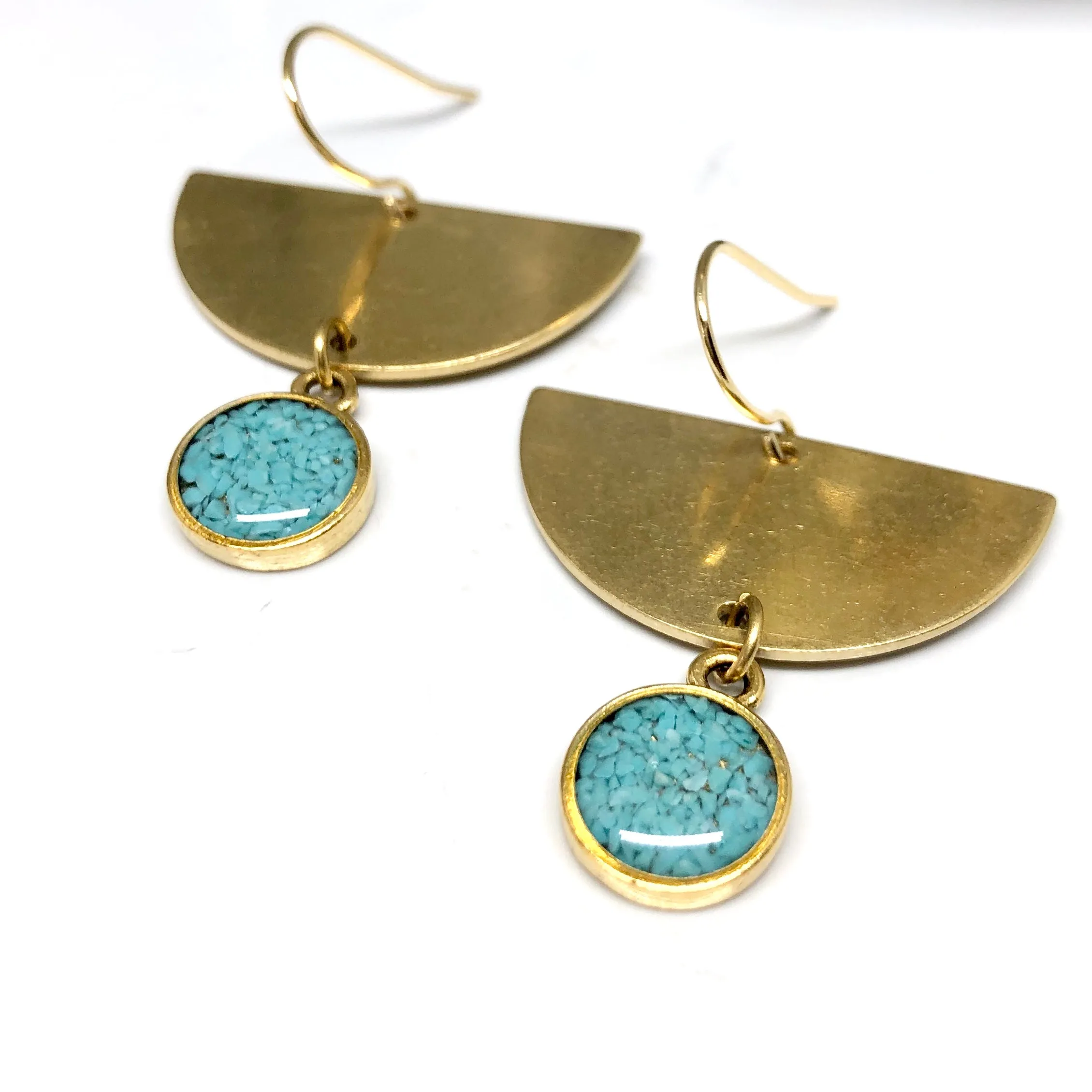 Half moon bay earrings - Turquoise