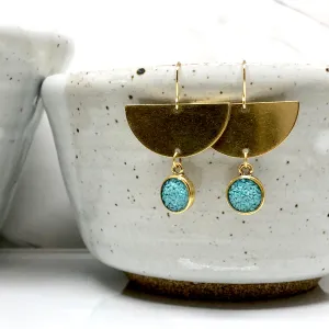 Half moon bay earrings - Turquoise