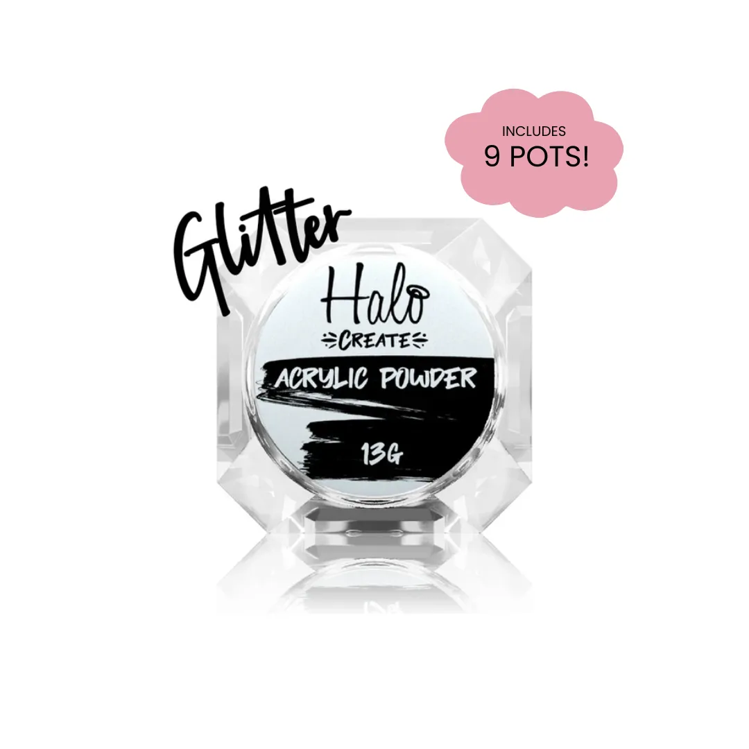 Halo Acrylic Powder - Glitter Bundle