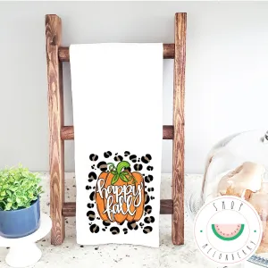 Happy Fall Tea Towel