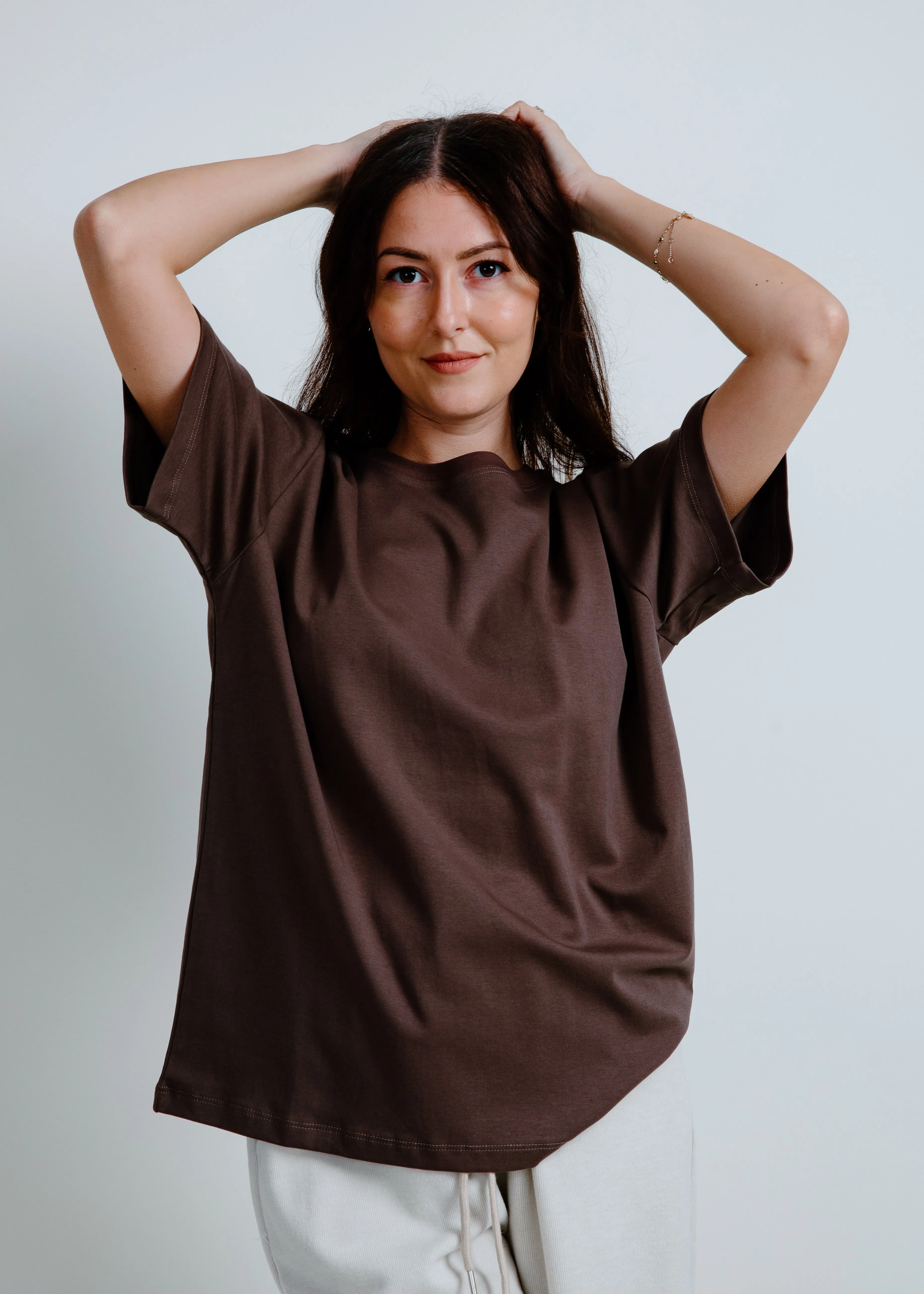 Harper Tee - Truffle