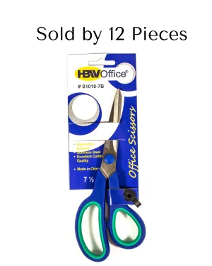 HBW Scissors S1018-7B 7.5in (12pcs)