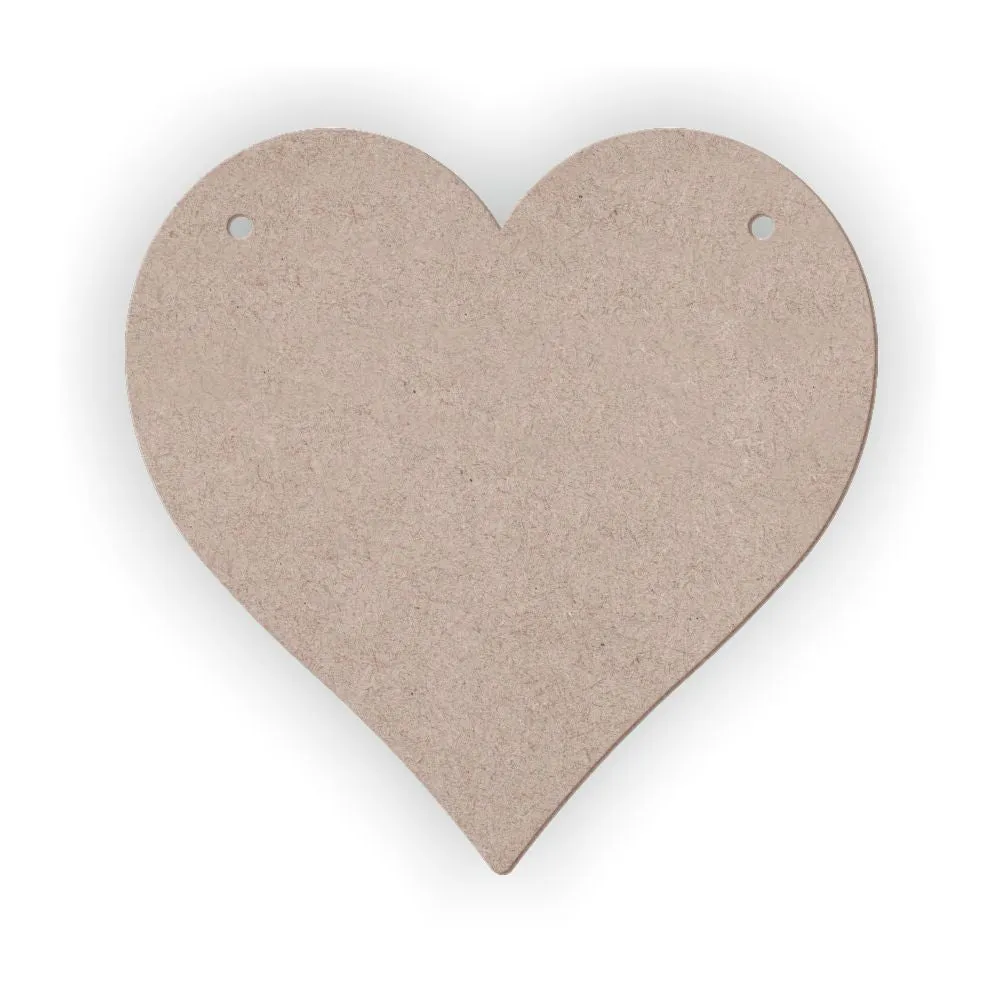 Heart shapes - 3mm MDF