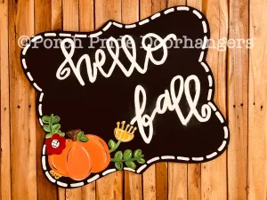 Hello Fall Door Hanger