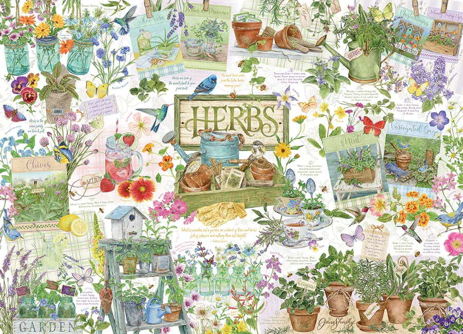 Herb Garden 1000pc Compact Puzzle
