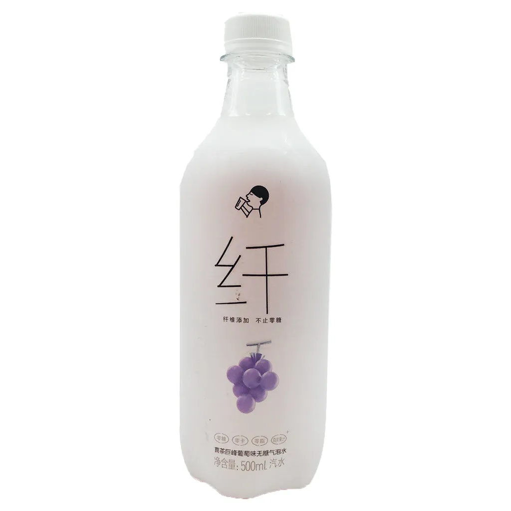 Heytea Kyoho Grape Sugar Free Soda 500ml ~ 喜茶巨峰葡萄味無糖汽泡水 500ml