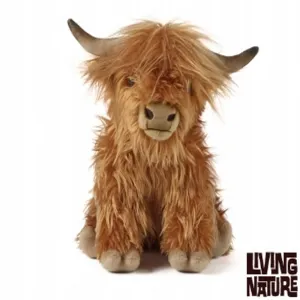 Highland Cow With Sound Soft Toy