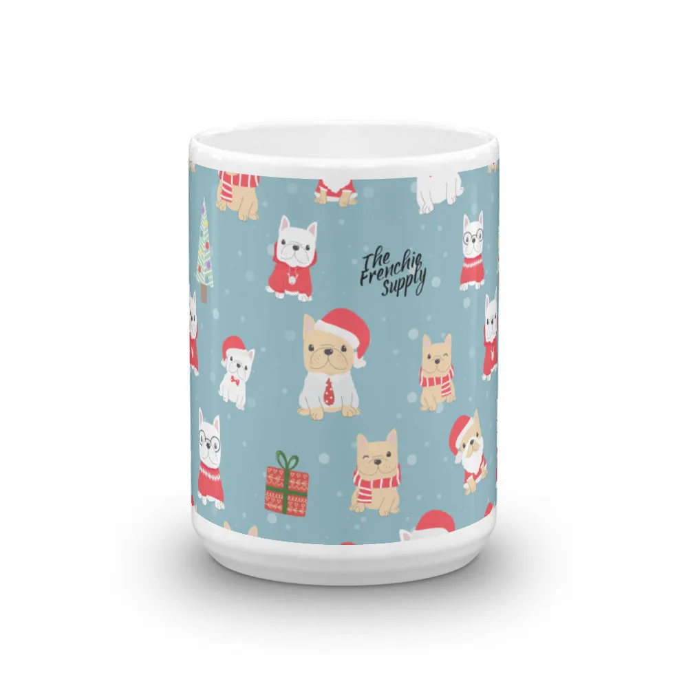Holiday Frenchie Coffee and Tea Mug
