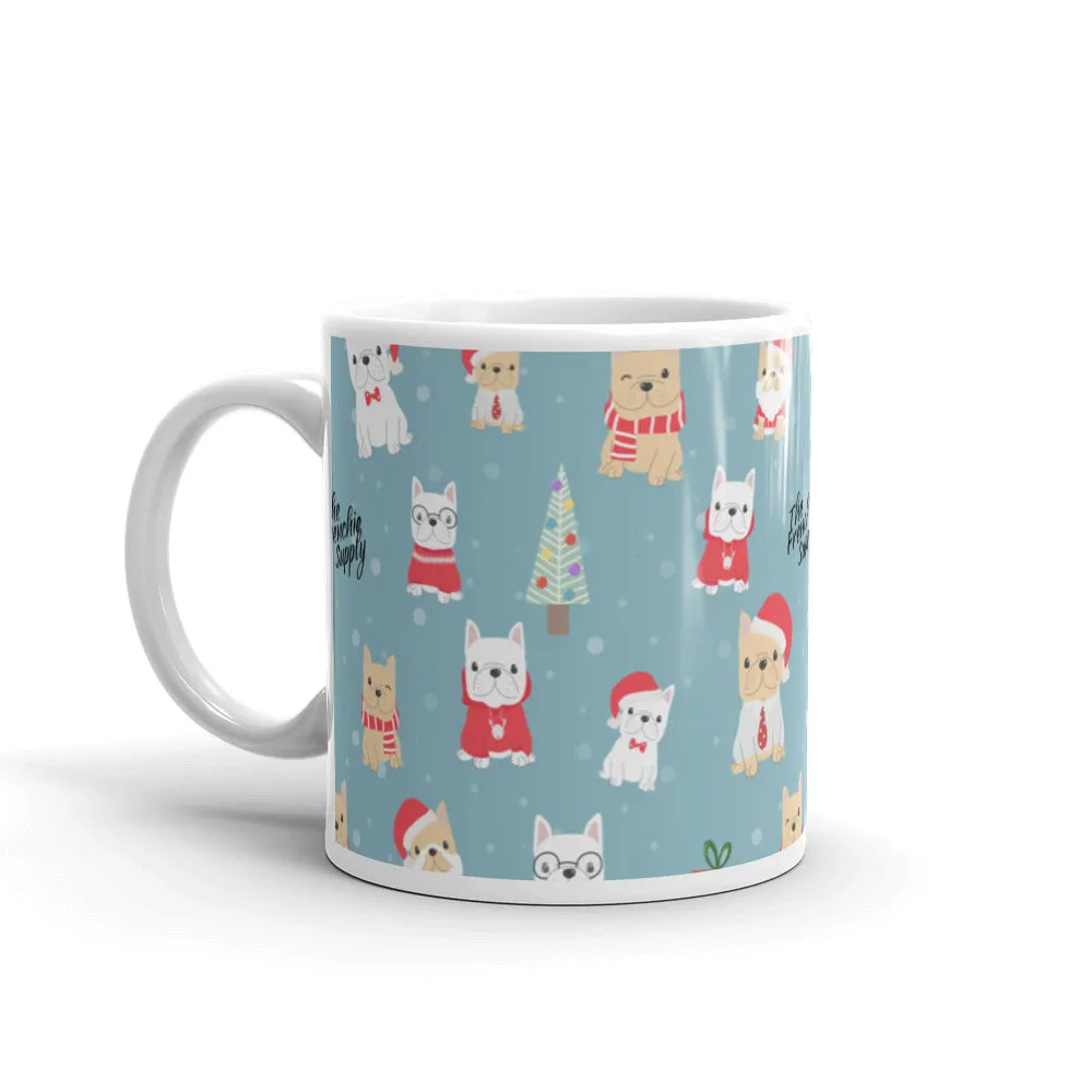 Holiday Frenchie Coffee and Tea Mug