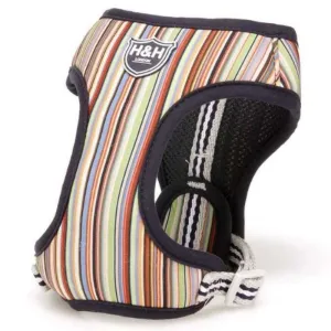 Hugo & Hudson Multi Coloured Stripe Dog Harness