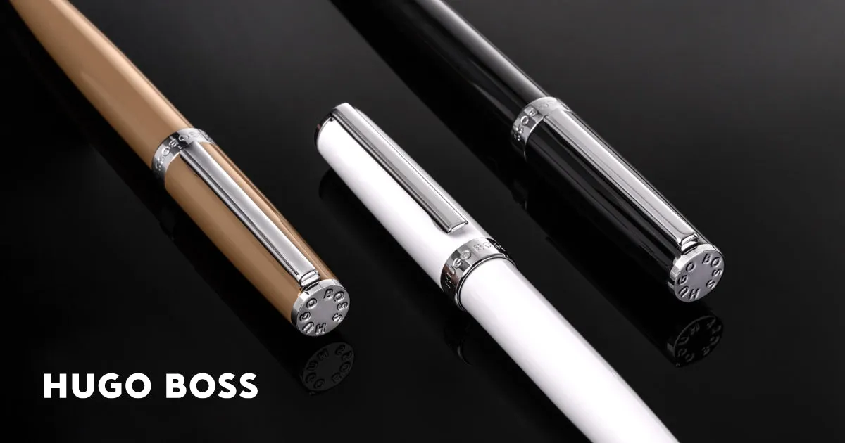 HUGO BOSS HSN2544A-Ballpoint pen Gear Icon Black