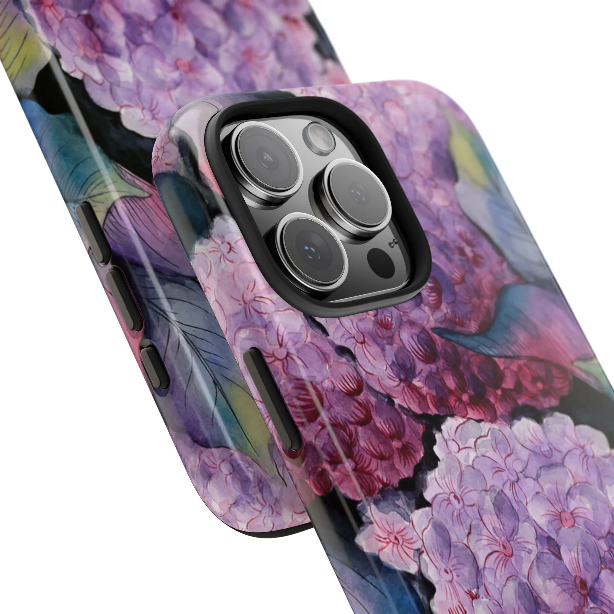 Hypnotic Hydrangeas Tough Phone Cases