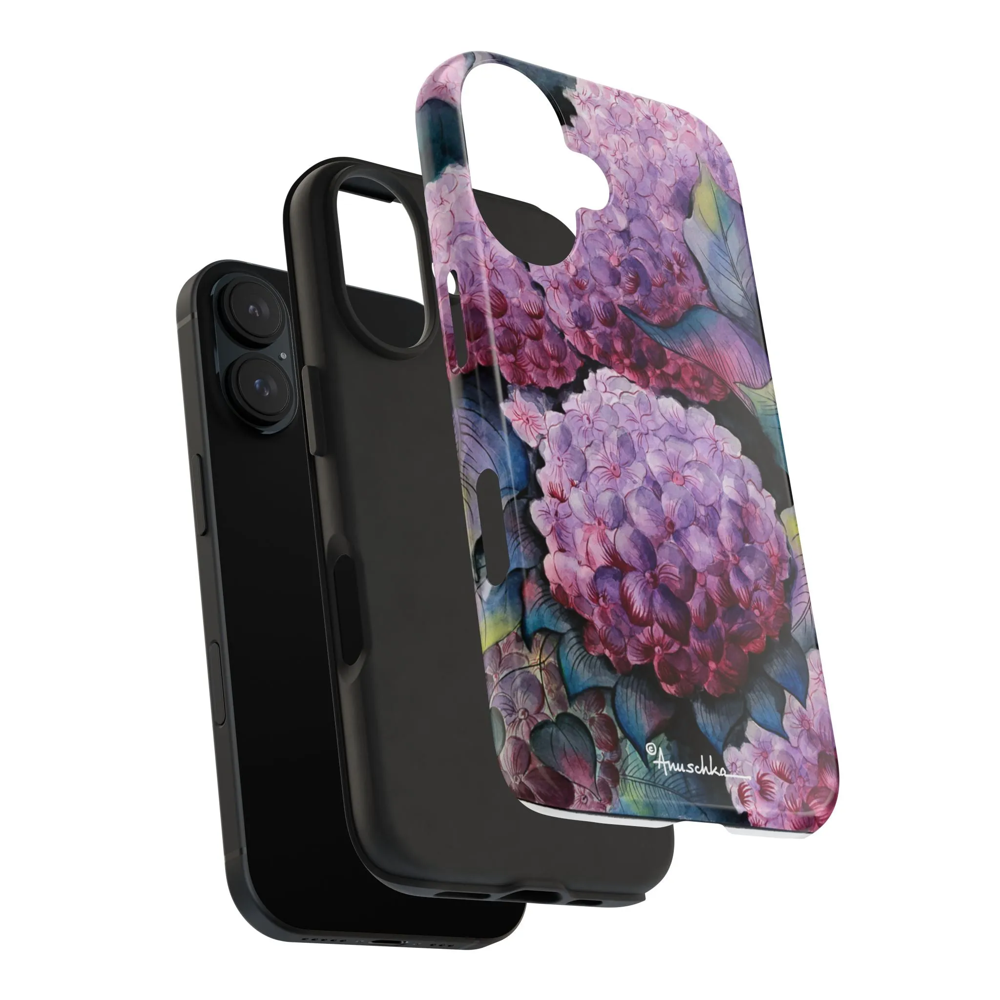 Hypnotic Hydrangeas Tough Phone Cases