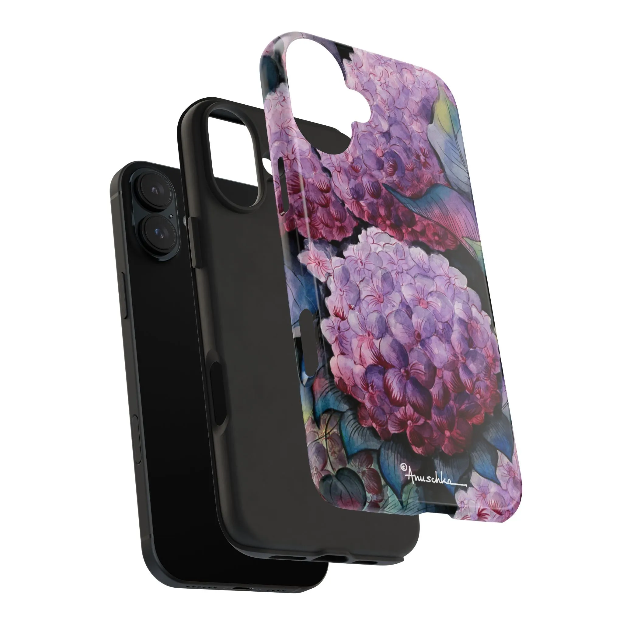 Hypnotic Hydrangeas Tough Phone Cases