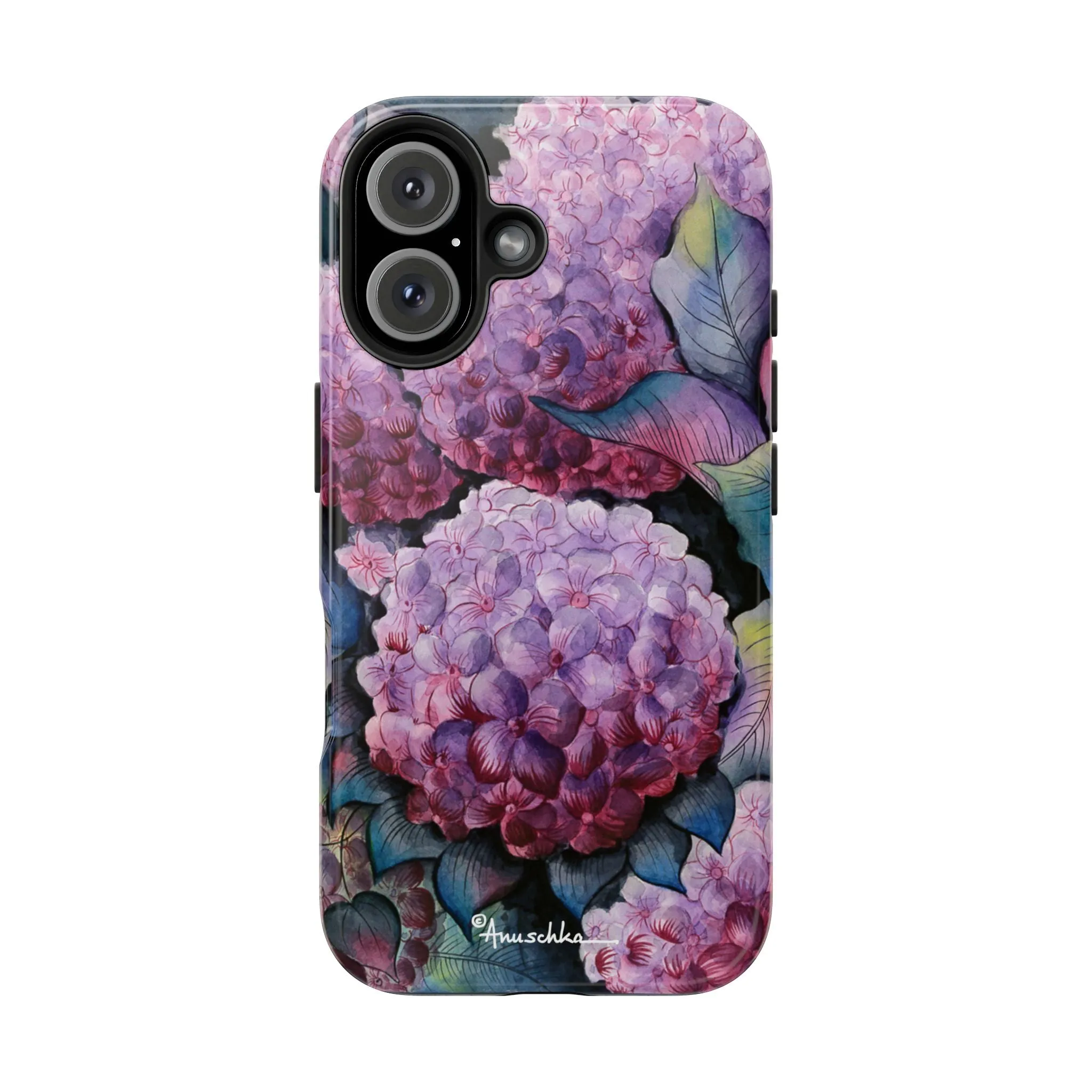 Hypnotic Hydrangeas Tough Phone Cases