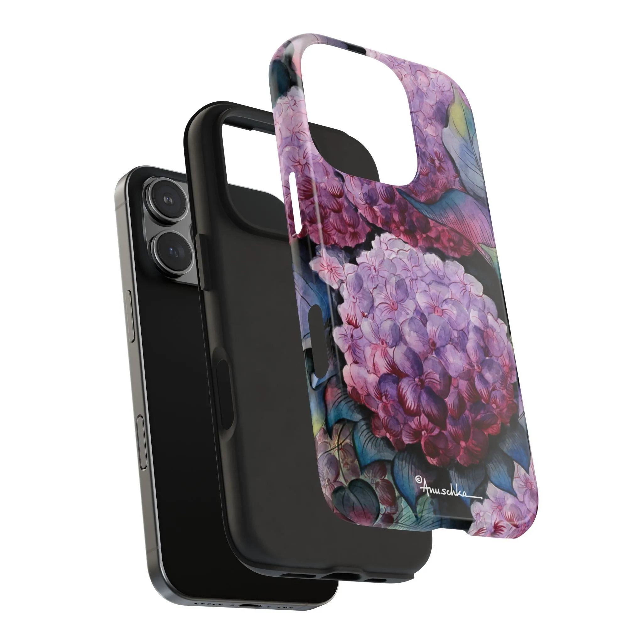Hypnotic Hydrangeas Tough Phone Cases