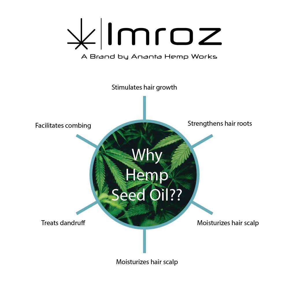 Imroz Hair Oil with Bhringraj, Hemp Seed Oil & Shikakai