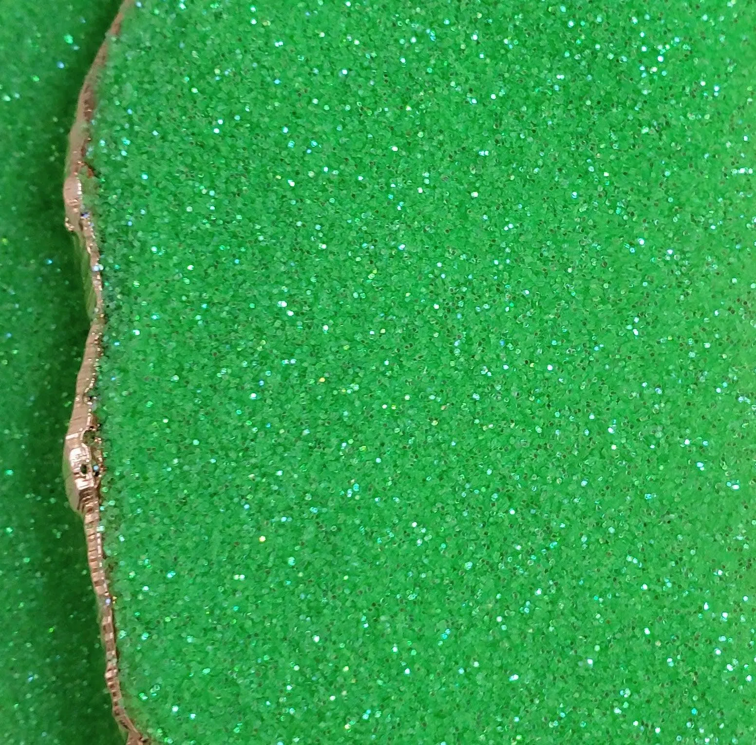 Iridescent Fluorescent Green Glitter