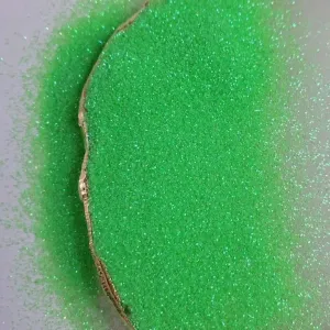 Iridescent Fluorescent Green Glitter