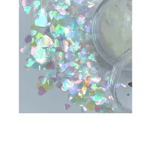 Iridescent Heart Glitter Mix