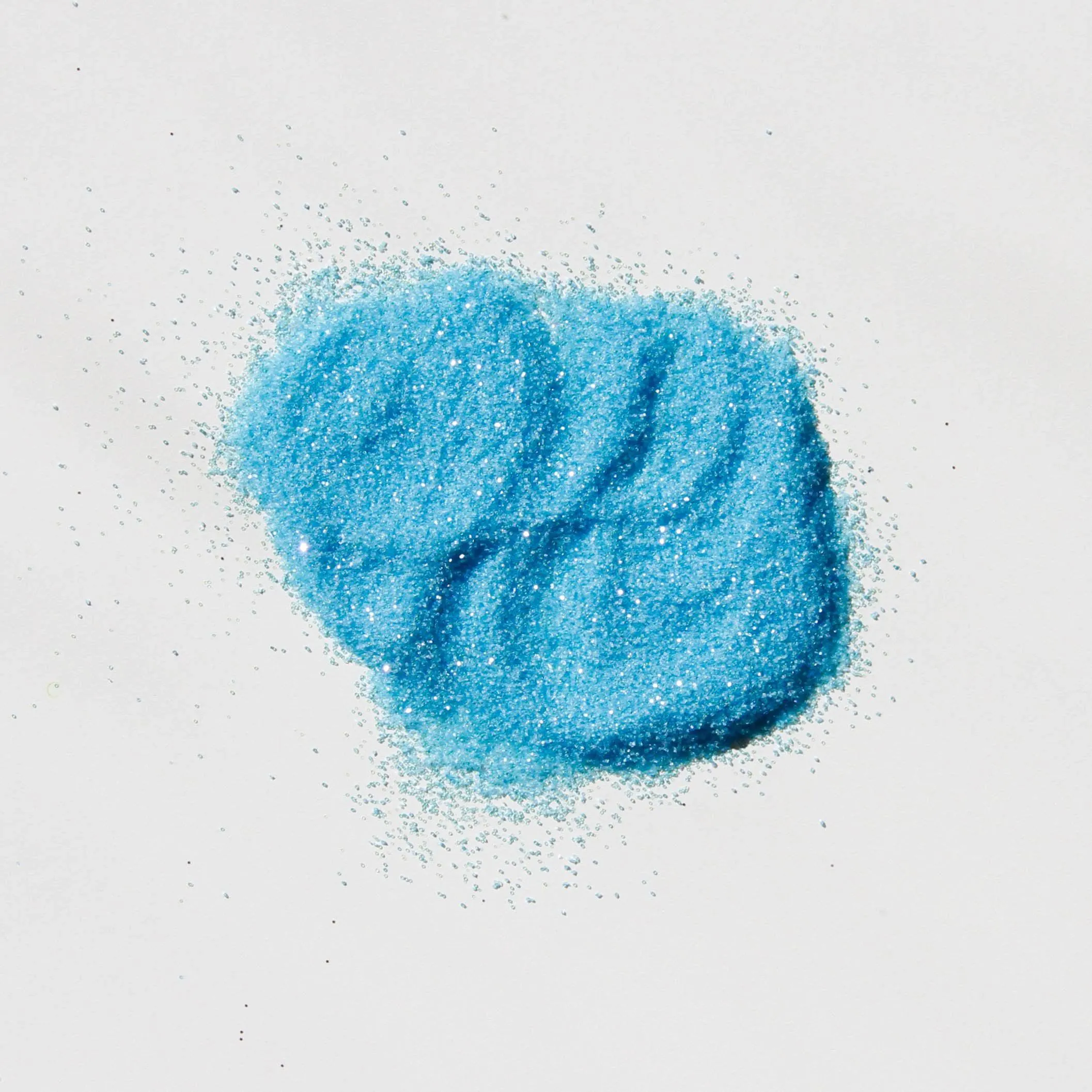 Iridescent Sky Blue Glitter