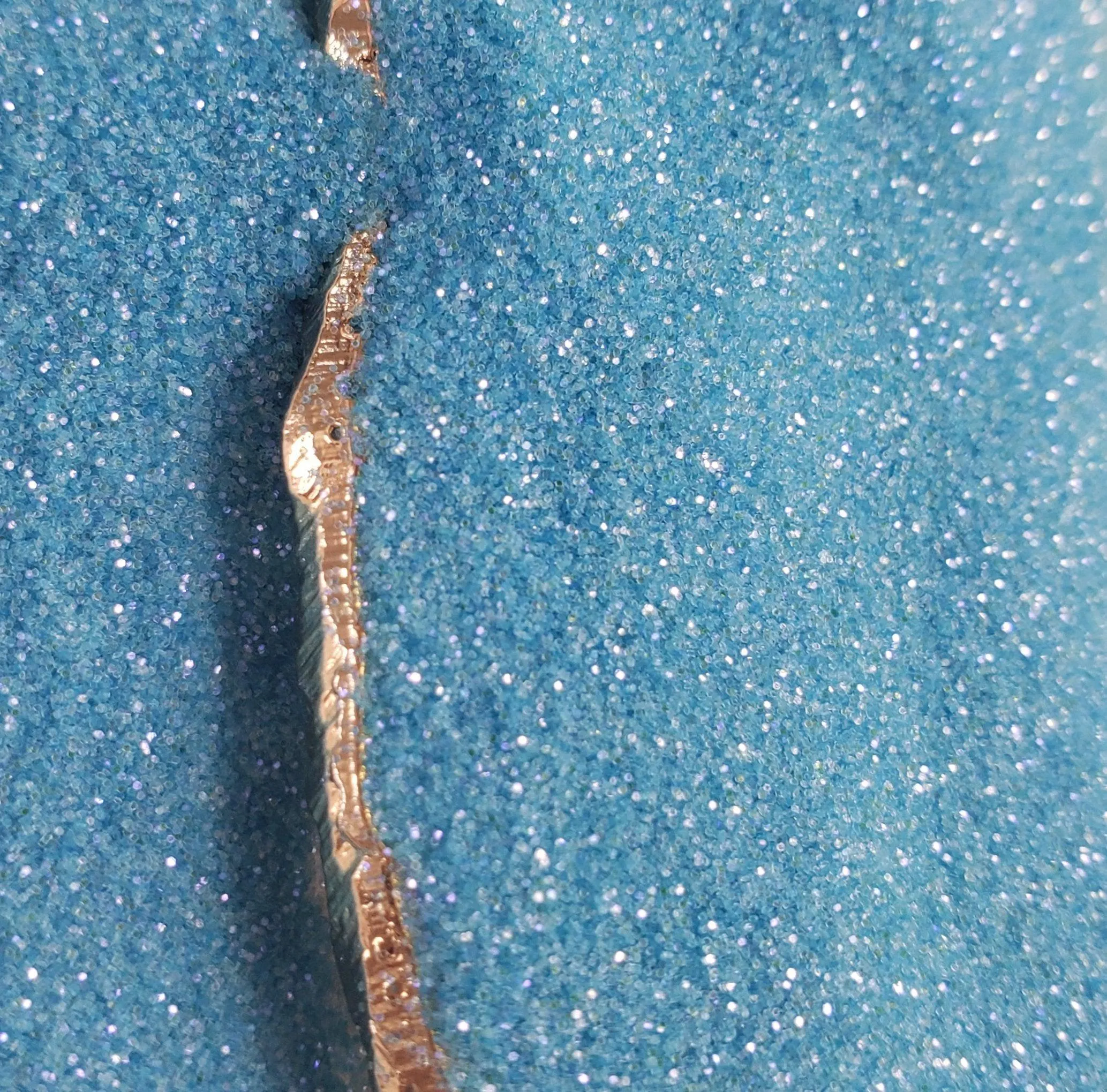Iridescent Sky Blue Glitter