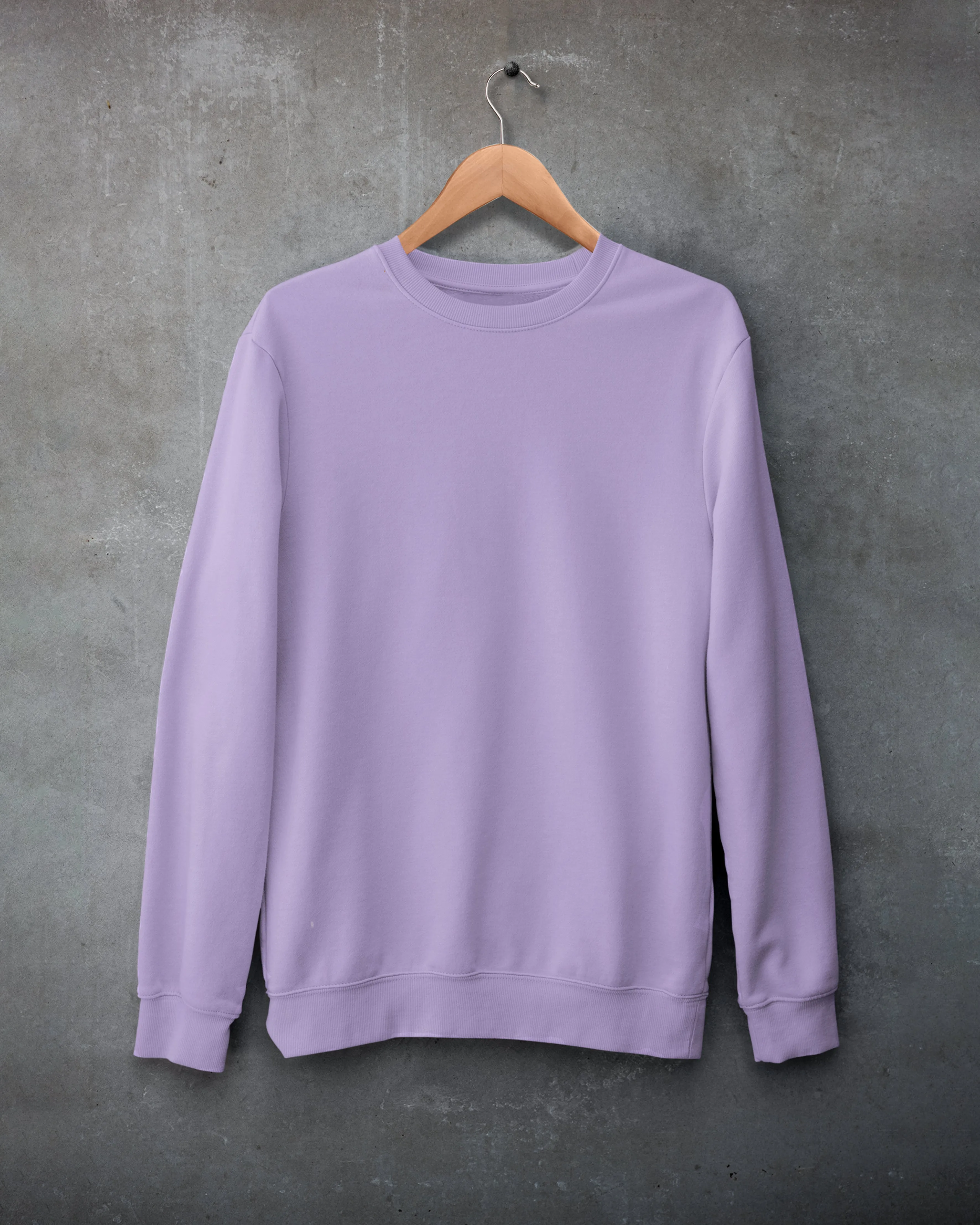 Iris lavender plain sweatshirt