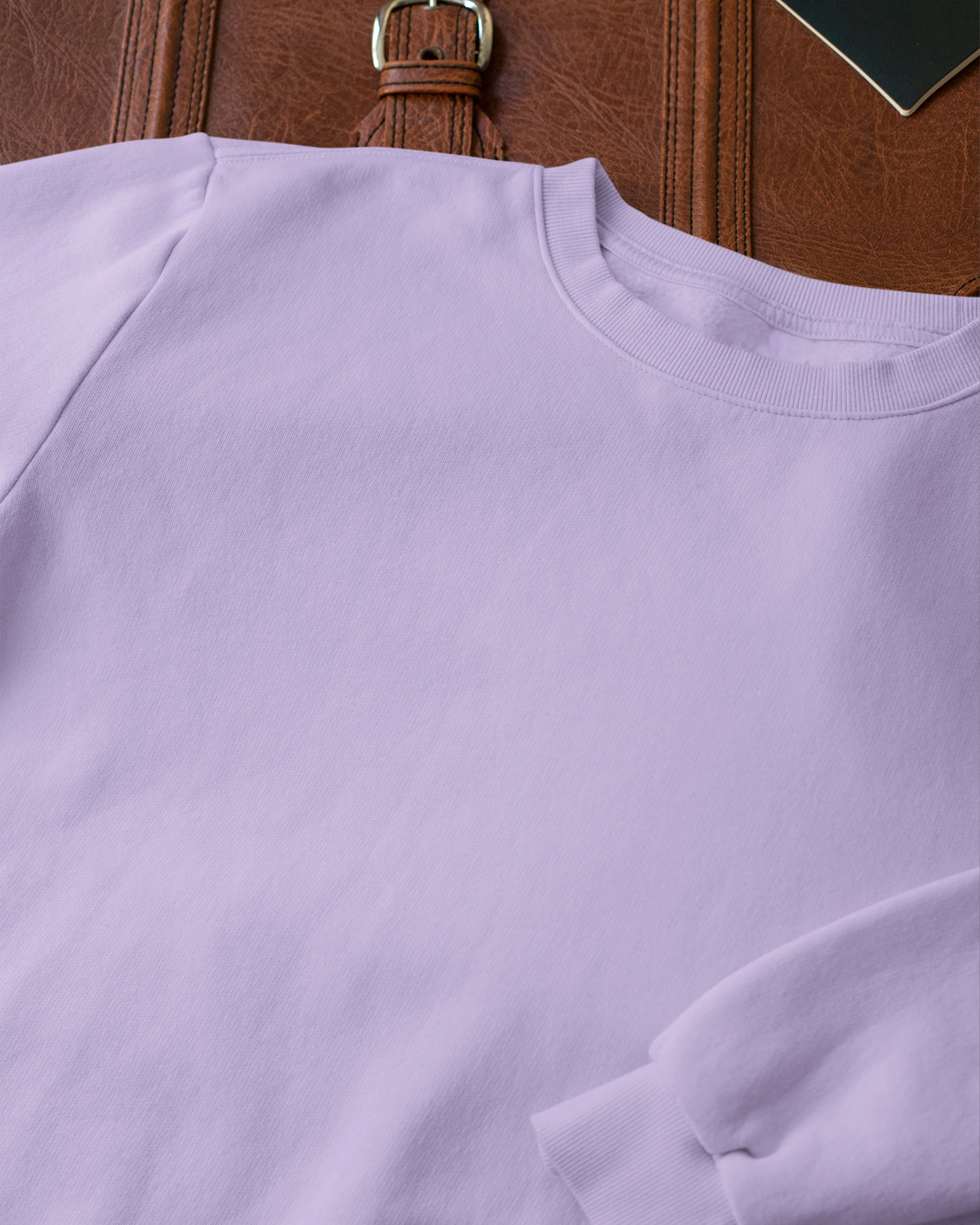 Iris lavender plain sweatshirt