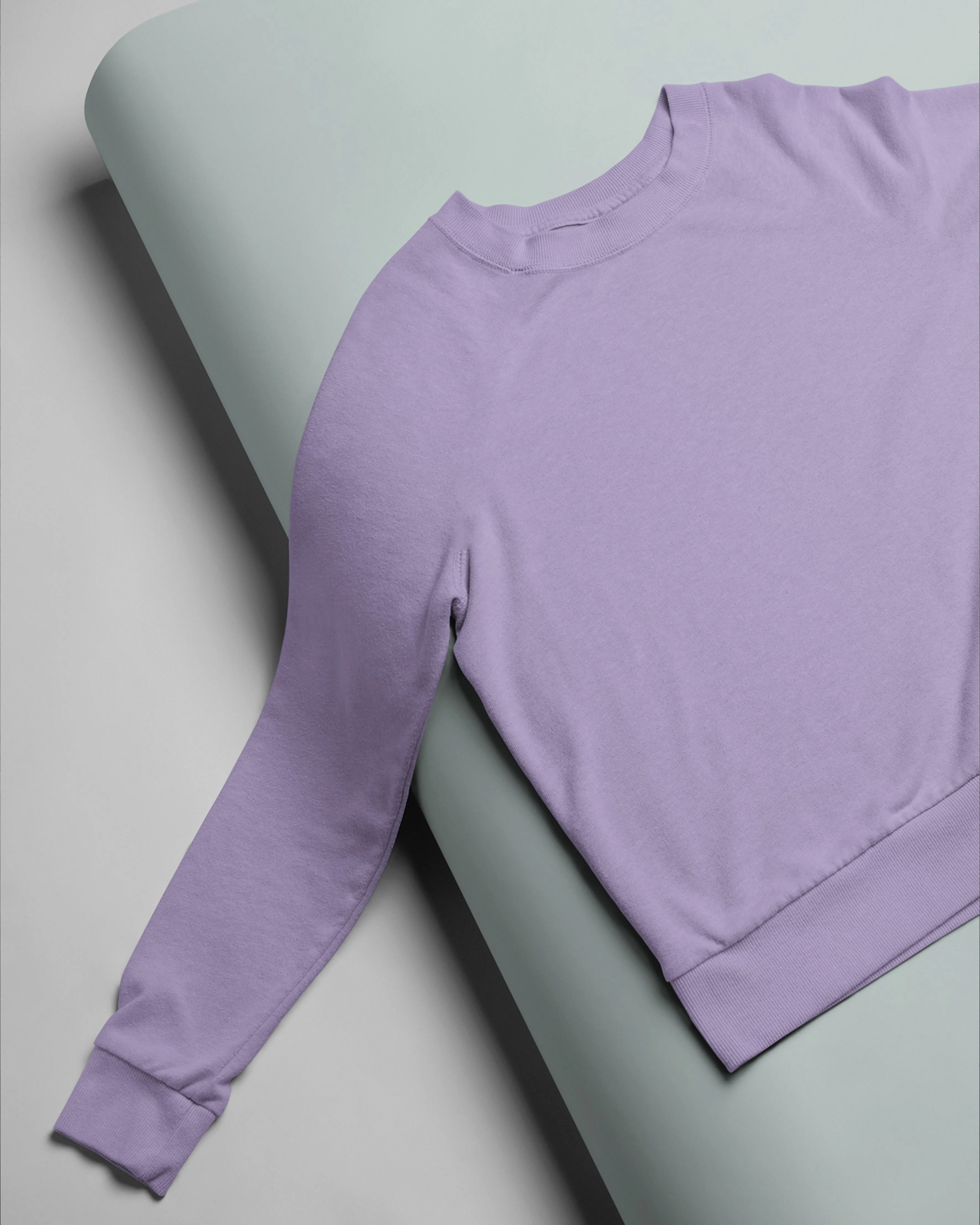 Iris lavender plain sweatshirt
