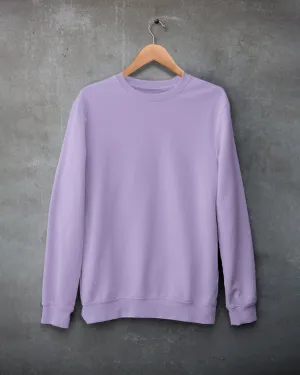 Iris lavender plain sweatshirt