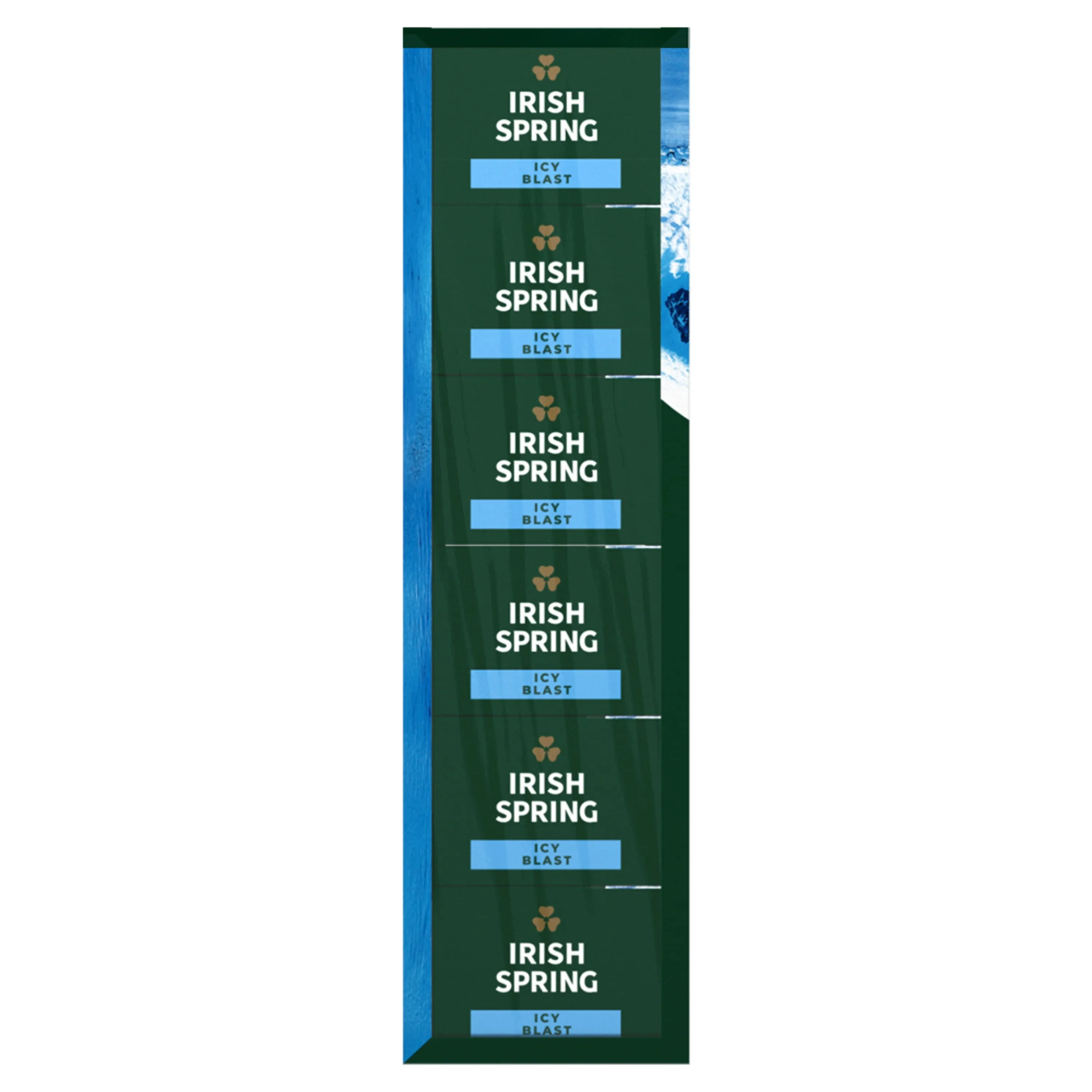 Irish Spring Bar Soap for Men, Moisture Blast Deodorant Bar Soap, 3.7 Oz,12 Pack