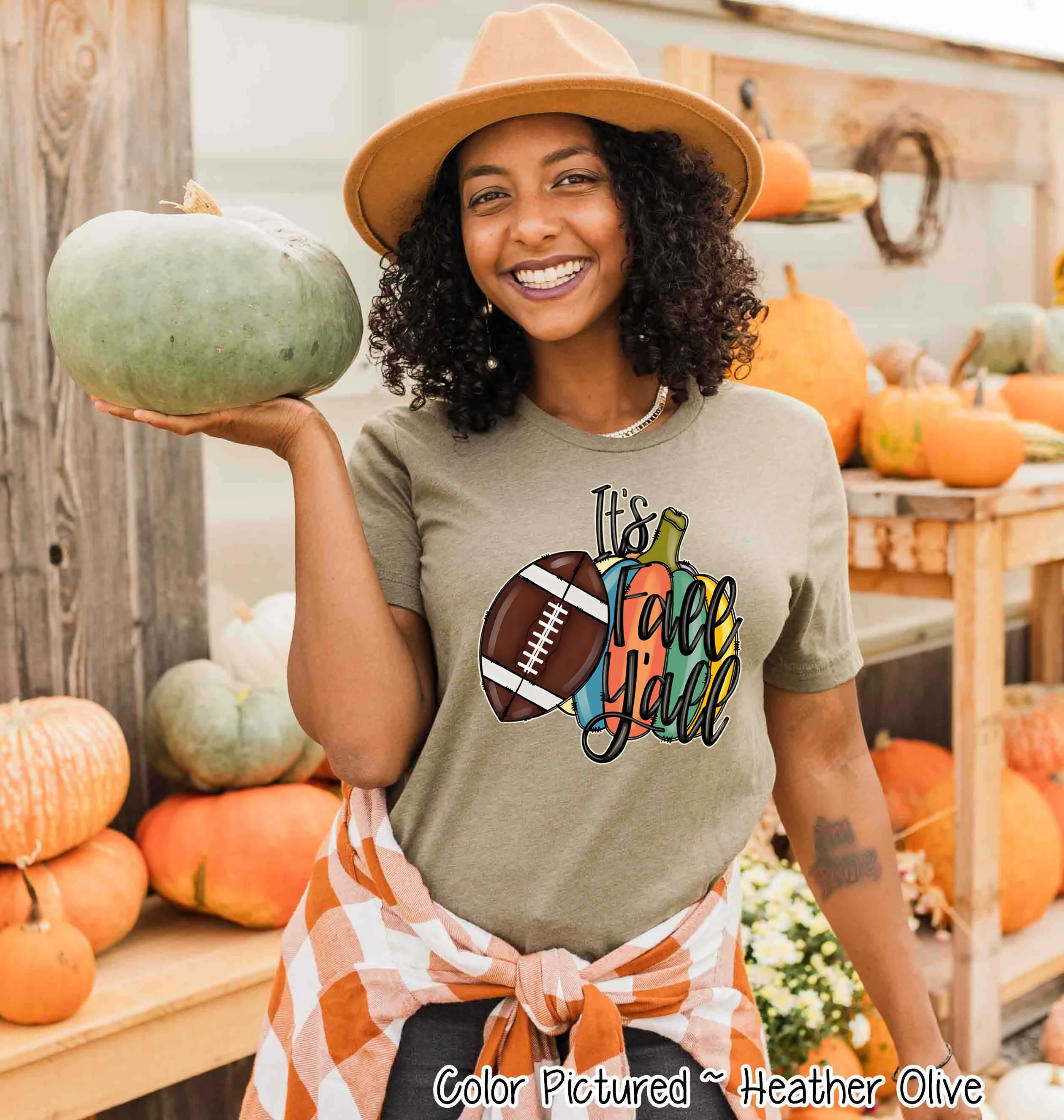 It's Fall Y'all Football Fall Tee