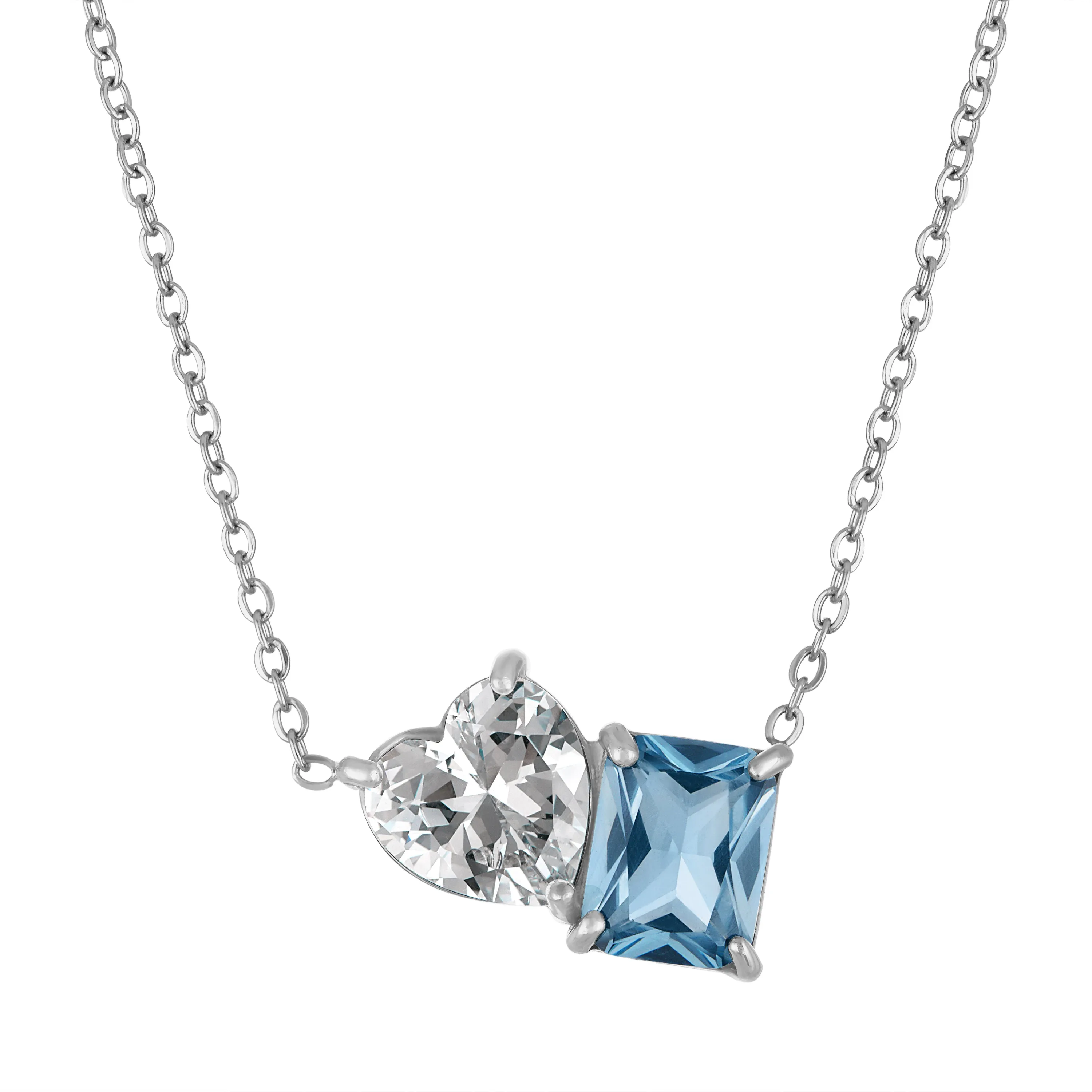 Jackie Two Stone Necklace