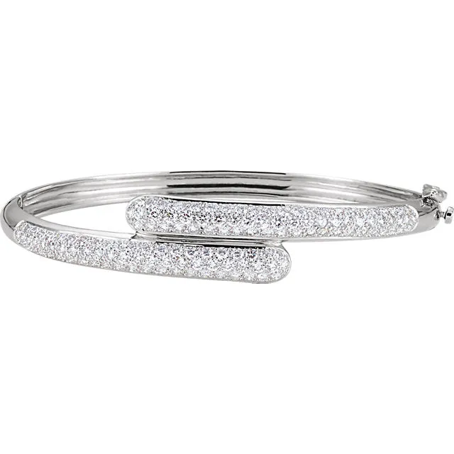 Jill Scott Pavé Bangle Bracelet