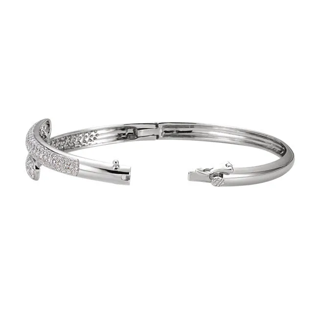 Jill Scott Pavé Bangle Bracelet