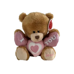 Keel Toys Pipp The Bear I Love You Mum Soft Toy- 20cm