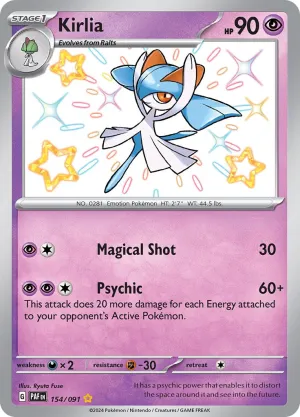 Kirlia (154/091) [Scarlet & Violet: Paldean Fates]