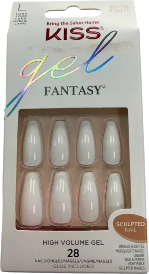KISS Gel Fantasy High Volume Sculpted Nail 28 Nails