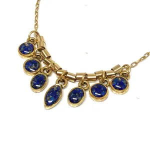 Lapis Lazuli mini 7 stones Necklace