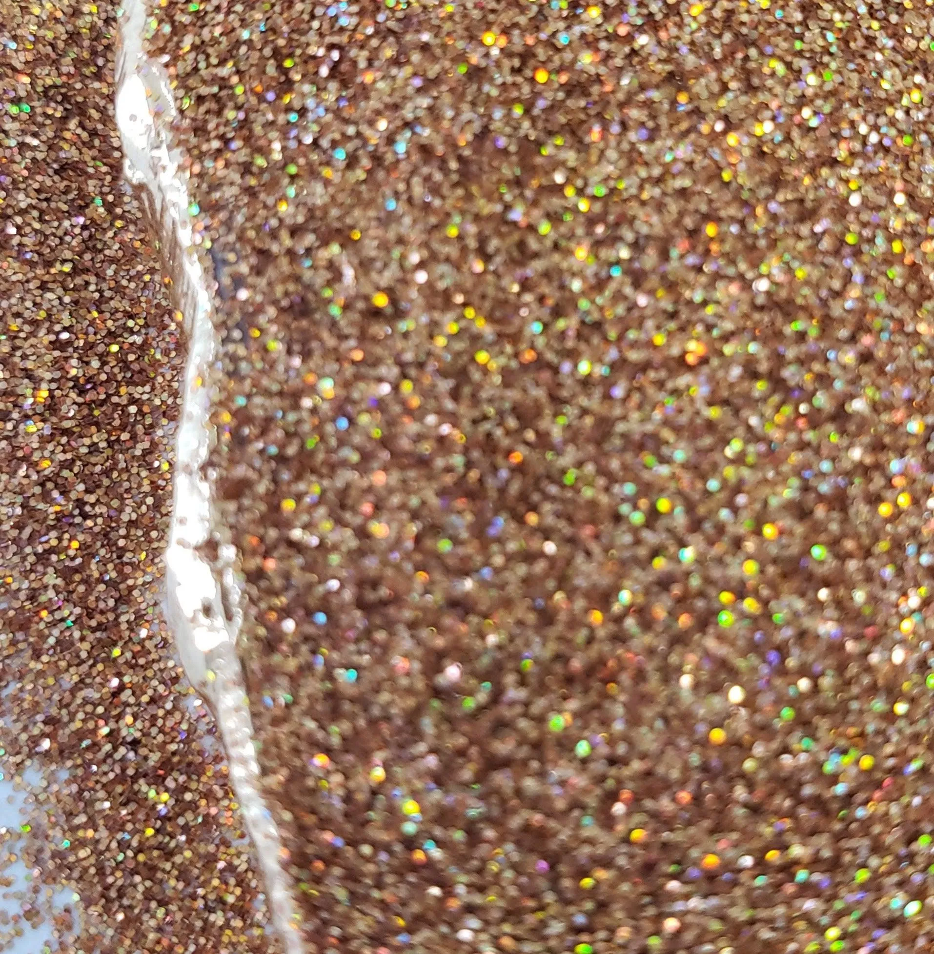 Laser Desert Gold Glitter HOLOgraphic